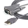 StarTech.com 3 pėdų (91 cm) 1 prievado USB–RS232 kabelis, DB9/DB25 RS232 į USB keitiklis, Prolific, USB į nuoseklųjį adapterį