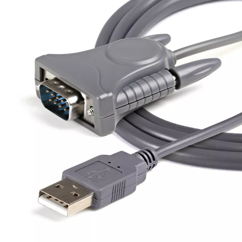 StarTech.com 3 pėdų (91 cm) 1 prievado USB–RS232 kabelis, DB9/DB25 RS232 į USB keitiklis, Prolific, USB į nuoseklųjį adapterį