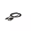 StarTech.com 1.8 m 1 prievado USB – serijinis RS232 adapteris, FTDI DB9 serijinis DCE adapterio kabelis, nulinis modemas, USB 2.0 – TAA