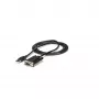 StarTech.com 1.8 m 1 prievado USB – serijinis RS232 adapteris, FTDI DB9 serijinis DCE adapterio kabelis, nulinis modemas, USB 2.0 – TAA