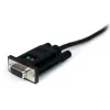 StarTech.com 1.8 m 1 prievado USB – serijinis RS232 adapteris, FTDI DB9 serijinis DCE adapterio kabelis, nulinis modemas, USB 2.0 – TAA