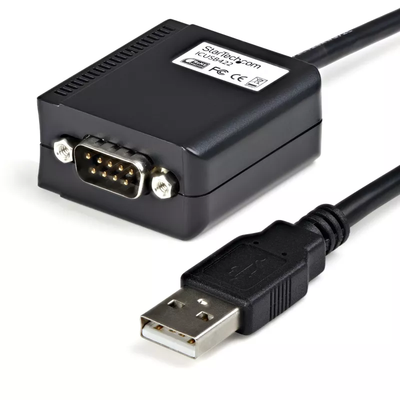 StarTech.com 1,8 m profesionalus 1 prievado RS422/485 USB nuosekliosios sąsajos kabelio adapteris su COM prievado išsaugojimu, USB į RS422 adapteris - TAA