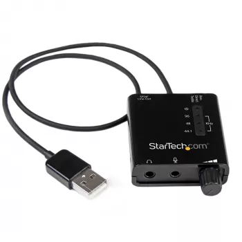 „StarTech.com“ USB stereofoninis garso adapteris, išorinė garso plokštė su SPDIF skaitmeniniu garso išėjimu ir stereofoniniu mikrofonu