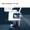 IP apsaugos kamera IMOU Cruiser Triple IPC-S7UP-11M0WED — 2880×1620, 6 mm, 8× skaitmeninis priartinimas, laidinis ir belaidis, lauko, lubų/sienos montavimas