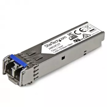 StarTech.com HP J4859C suderinamas SFP siųstuvo-imtuvo modulis - 1000BASE-LX~HPE J4859C suderinamas SFP modulis - 1000BASE-LX - 1GbE vienmodis/daugiamodis šviesolaidinis siųstuvas-imtuvas - 1GE Gigabit Ethernet SFP - LC 10km - 1310nm - DDM HPE 1400, 1700, 1820