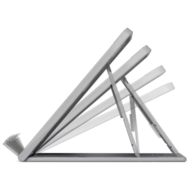 Kensington SmartFit Easy Riser Go reguliuojamas ergonominis nešiojamojo kompiuterio stovas ir aušinimo stovas nešiojamiesiems kompiuteriams iki 17 colių