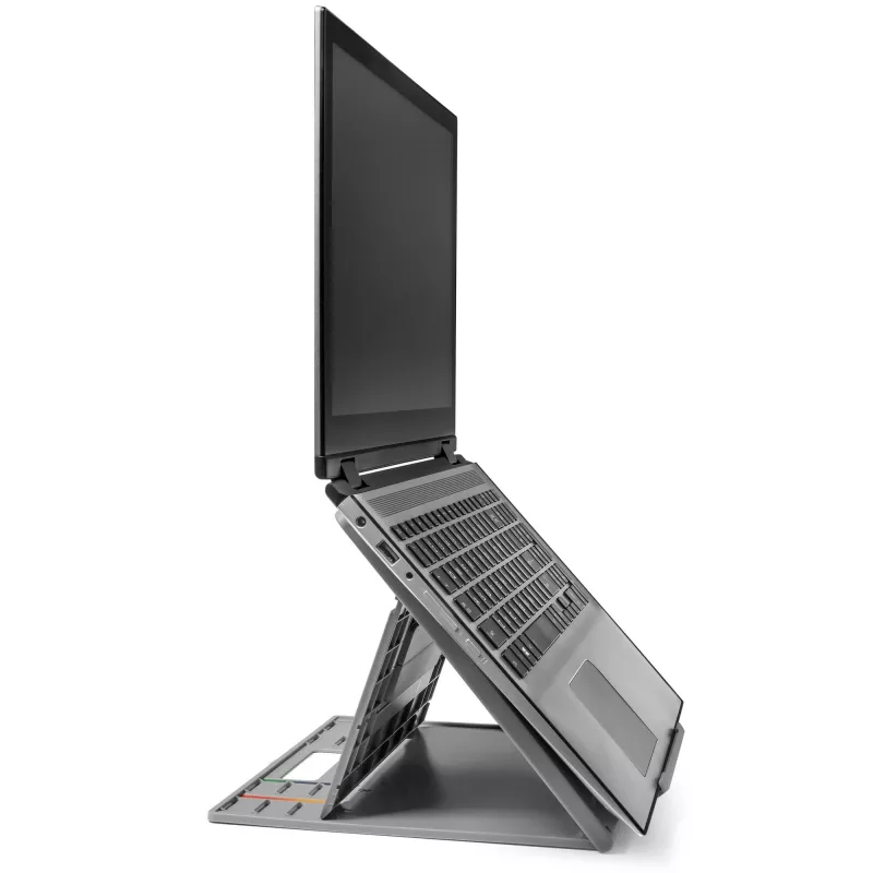 Kensington SmartFit Easy Riser Go reguliuojamas ergonominis nešiojamojo kompiuterio stovas ir aušinimo stovas nešiojamiesiems kompiuteriams iki 17 colių