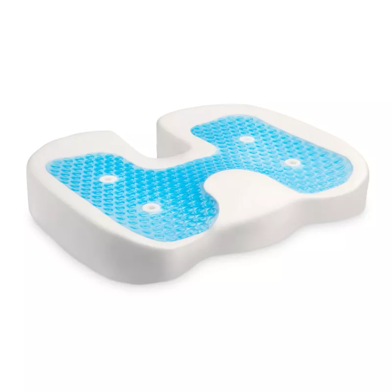 Kensington Premium Cool-Gel sėdynės pagalvėlė, Sėdynės pagalvėlė, Atminties putos, Kėdė, Juoda, Vienspalvė, Užtrauktukas
