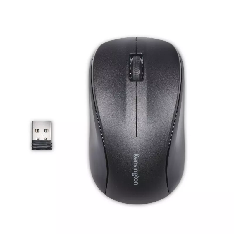 Kensington Wireless Valupelė, abiem rankoms tinkamas, optinis, RF belaidis, 1000 DPI, juodas