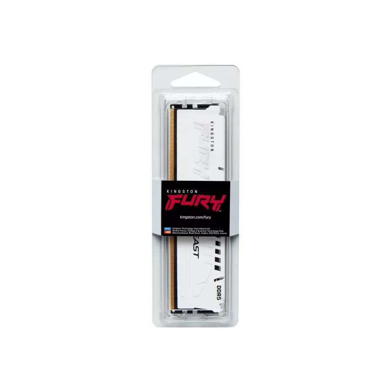 Kingston Technology FURY Beast 32GB 6000MT/s DDR5 CL30 DIMM White EXPO