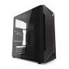 PC korpusas KRUX Astro Cube Juoda — kubo formos korpusas, palaiko micro ATX / mini‑ITX, 1 × 3,5 colio + 2 × 2,5 colio nišos, šoninis langas, maks. maitinimo blokas 28 cm, maks. aušintuvo aukštis 136 mm