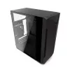 PC korpusas KRUX Astro Cube Juoda — kubo formos korpusas, palaiko micro ATX / mini‑ITX, 1 × 3,5 colio + 2 × 2,5 colio nišos, šoninis langas, maks. maitinimo blokas 28 cm, maks. aušintuvo aukštis 136 mm