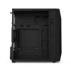 PC korpusas KRUX Astro Cube Juoda — kubo formos korpusas, palaiko micro ATX / mini‑ITX, 1 × 3,5 colio + 2 × 2,5 colio nišos, šoninis langas, maks. maitinimo blokas 28 cm, maks. aušintuvo aukštis 136 mm
