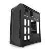 PC korpusas KRUX Astro Cube Juoda — kubo formos korpusas, palaiko micro ATX / mini‑ITX, 1 × 3,5 colio + 2 × 2,5 colio nišos, šoninis langas, maks. maitinimo blokas 28 cm, maks. aušintuvo aukštis 136 mm