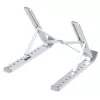 StarTech.com Sulankstomas nešiojamojo kompiuterio pakėlimo stovas, nešiojamas ergonominis aukščio reguliavimo stovas, ventiliuojamas aliuminio rėmas, atlaiko 22 svarus (10 kg), pakreipiamas / pakeliamas / pasviręs nešiojamųjų kompiuterių / planšečių stovas, sulankstoma konstrukcija