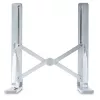 StarTech.com Sulankstomas nešiojamojo kompiuterio pakėlimo stovas, nešiojamas ergonominis aukščio reguliavimo stovas, ventiliuojamas aliuminio rėmas, atlaiko 22 svarus (10 kg), pakreipiamas / pakeliamas / pasviręs nešiojamųjų kompiuterių / planšečių stovas, sulankstoma konstrukcija