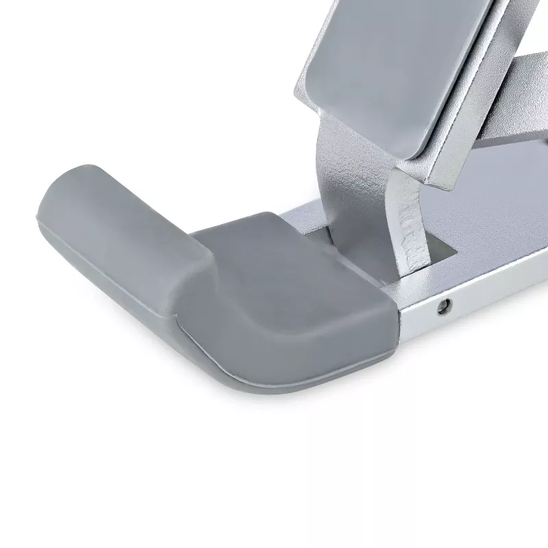 StarTech.com Sulankstomas nešiojamojo kompiuterio pakėlimo stovas, nešiojamas ergonominis aukščio reguliavimo stovas, ventiliuojamas aliuminio rėmas, atlaiko 22 svarus (10 kg), pakreipiamas / pakeliamas / pasviręs nešiojamųjų kompiuterių / planšečių stovas, sulankstoma konstrukcija