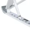 StarTech.com Sulankstomas nešiojamojo kompiuterio pakėlimo stovas, nešiojamas ergonominis aukščio reguliavimo stovas, ventiliuojamas aliuminio rėmas, atlaiko 22 svarus (10 kg), pakreipiamas / pakeliamas / pasviręs nešiojamųjų kompiuterių / planšečių stovas, sulankstoma konstrukcija