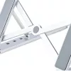 StarTech.com Sulankstomas nešiojamojo kompiuterio pakėlimo stovas, nešiojamas ergonominis aukščio reguliavimo stovas, ventiliuojamas aliuminio rėmas, atlaiko 22 svarus (10 kg), pakreipiamas / pakeliamas / pasviręs nešiojamųjų kompiuterių / planšečių stovas, sulankstoma konstrukcija
