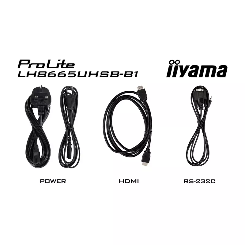 iiyama LH8665UHSB-B1 Skelbimų ekranas Kiosko dizainas 2,18 m (86 colių) LED Wi-Fi 800 cd/m² 4K Ultra HD Juodas Integruotas procesorius Android 11 24/7