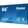iiyama LH8665UHSB-B1 Skelbimų ekranas Kiosko dizainas 2,18 m (86 colių) LED Wi-Fi 800 cd/m² 4K Ultra HD Juodas Integruotas procesorius Android 11 24/7