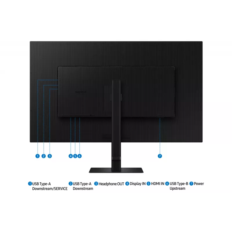 Samsung S80D kompiuterio monitorius 94 cm (37 colių) 3840 x 2160 pikselių 4K Ultra HD LCD juodas
