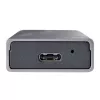 StarTech.com USB-C 10Gbps į M.2 NVMe arba M.2 SATA SSD korpusas – įrankių nereikalaujantis išorinis M.2 PCIe/SATA NGFF SSD aliuminis dėklas – USB Type-C ir USB Type-A prijungimo laidai – palaiko 2230/2242/2260/2280