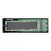 StarTech.com USB-C 10Gbps į M.2 NVMe arba M.2 SATA SSD korpusas – įrankių nereikalaujantis išorinis M.2 PCIe/SATA NGFF SSD aliuminis dėklas – USB Type-C ir USB Type-A prijungimo laidai – palaiko 2230/2242/2260/2280