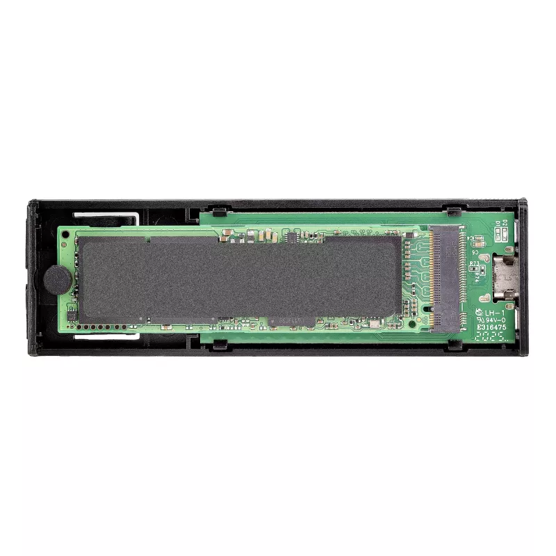 StarTech.com USB-C 10Gbps į M.2 NVMe arba M.2 SATA SSD korpusas – įrankių nereikalaujantis išorinis M.2 PCIe/SATA NGFF SSD aliuminis dėklas – USB Type-C ir USB Type-A prijungimo laidai – palaiko 2230/2242/2260/2280
