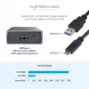 StarTech.com USB-C 10Gbps į M.2 NVMe arba M.2 SATA SSD korpusas – įrankių nereikalaujantis išorinis M.2 PCIe/SATA NGFF SSD aliuminis dėklas – USB Type-C ir USB Type-A prijungimo laidai – palaiko 2230/2242/2260/2280