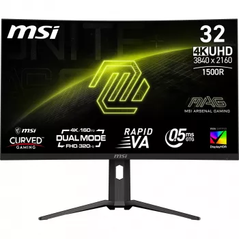 MSI MAG 321CUPDF kompiuterio monitorius 80 cm (31,5 colio) 3840 x 2160 pikselių 4K Ultra HD LCD juodas