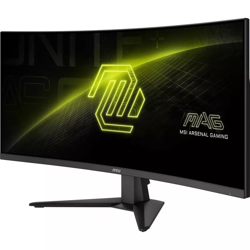 MSI MAG 346CQ kompiuterio monitorius 86,4 cm (34 colių) 3440 x 1440 pikselių „UltraWide Dual Quad HD“ LCD juodas