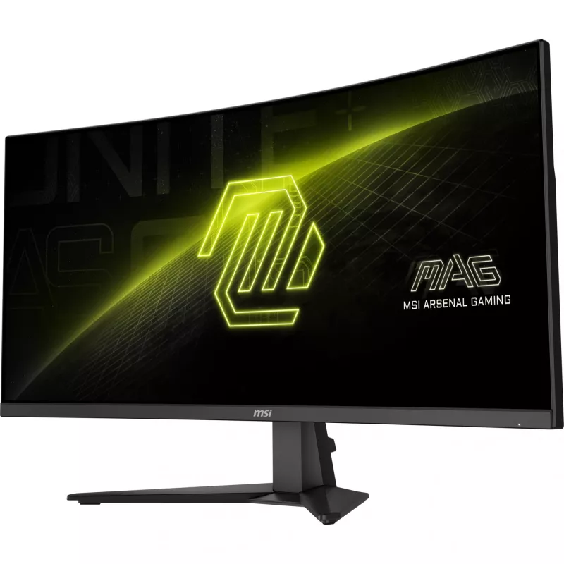 MSI MAG 346CQ kompiuterio monitorius 86,4 cm (34 colių) 3440 x 1440 pikselių „UltraWide Dual Quad HD“ LCD juodas
