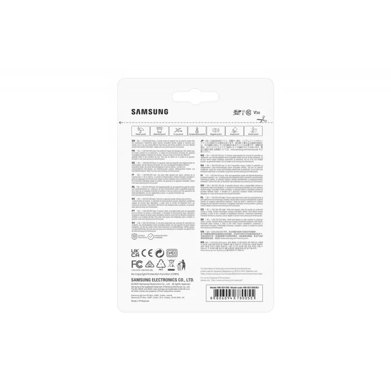 Samsung PRO Plus MB-SD128S 128 GB SDXC UHS-I Class 10