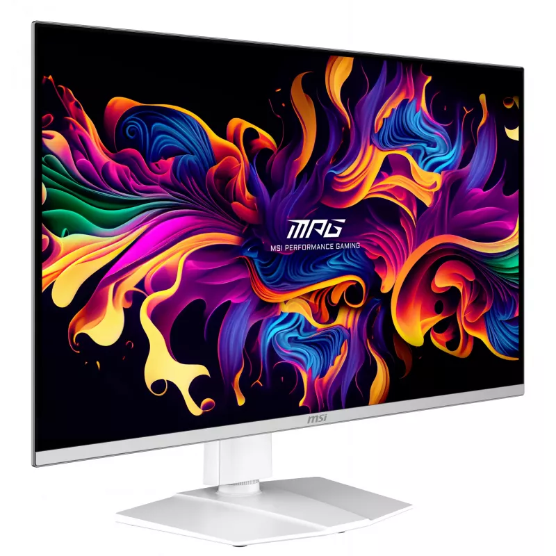 MSI MPG 321URXW QD-OLED kompiuterio monitorius 80 cm (31,5 colio) 3840 x 2160 pikselių 4K Ultra HD baltas