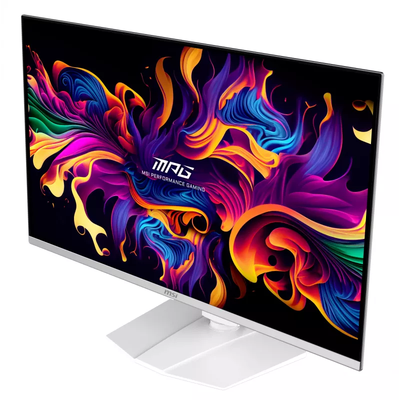 MSI MPG 321URXW QD-OLED kompiuterio monitorius 80 cm (31,5 colio) 3840 x 2160 pikselių 4K Ultra HD baltas