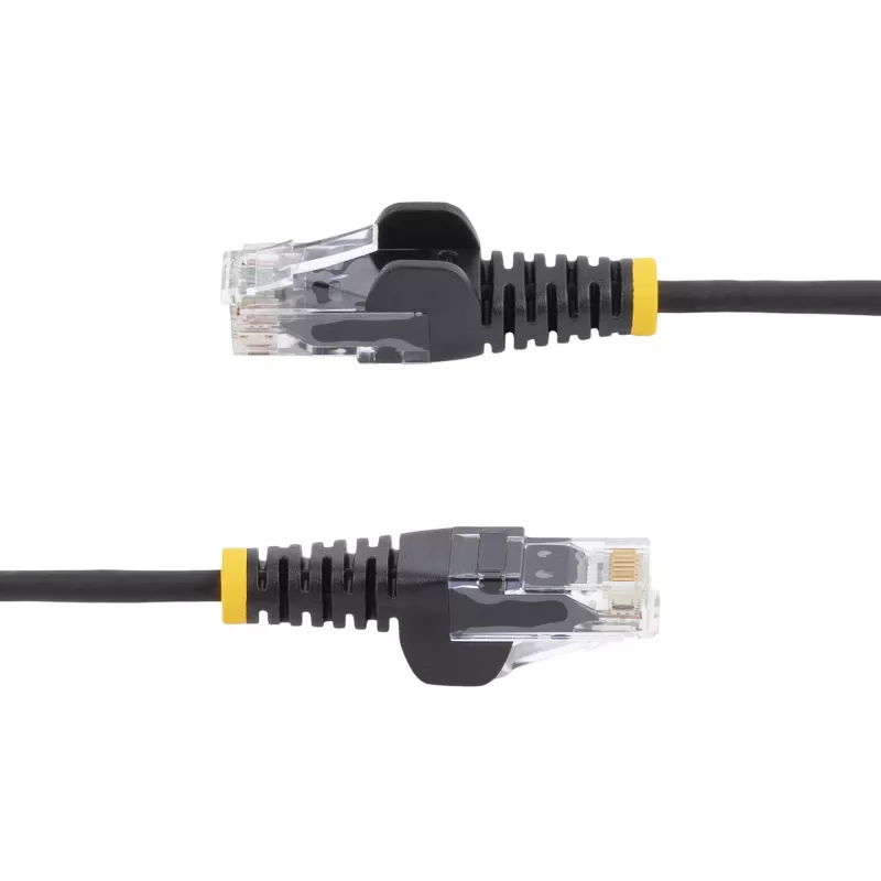 StarTech.com 2 m CAT6 kabelis – plonas – neužkabinami RJ45 kištukai – juodas