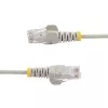 StarTech.com 3 m CAT6 laidas – plonas – neužkabinami RJ45 kištukai – pilkas