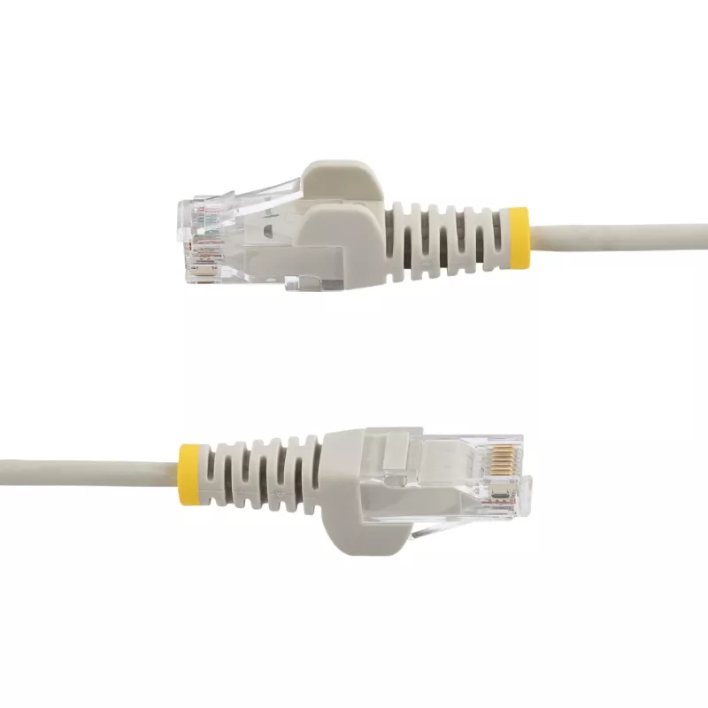 StarTech.com 3 m CAT6 laidas – plonas – neužkabinami RJ45 kištukai – pilkas