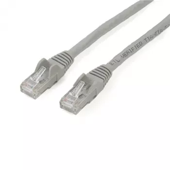 StarTech.com 2m CAT6 Ethernet kabelis – Pilkas CAT 6 Gigabit Ethernet laidas – 250MHz 100W PoE RJ45 UTP tinklo/komutacinis kabelis be užkabinimų su įtempimo sumažinimu, individualiai testuotas