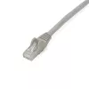 StarTech.com 2m CAT6 Ethernet kabelis – Pilkas CAT 6 Gigabit Ethernet laidas – 250MHz 100W PoE RJ45 UTP tinklo/komutacinis kabelis be užkabinimų su įtempimo sumažinimu, individualiai testuotas