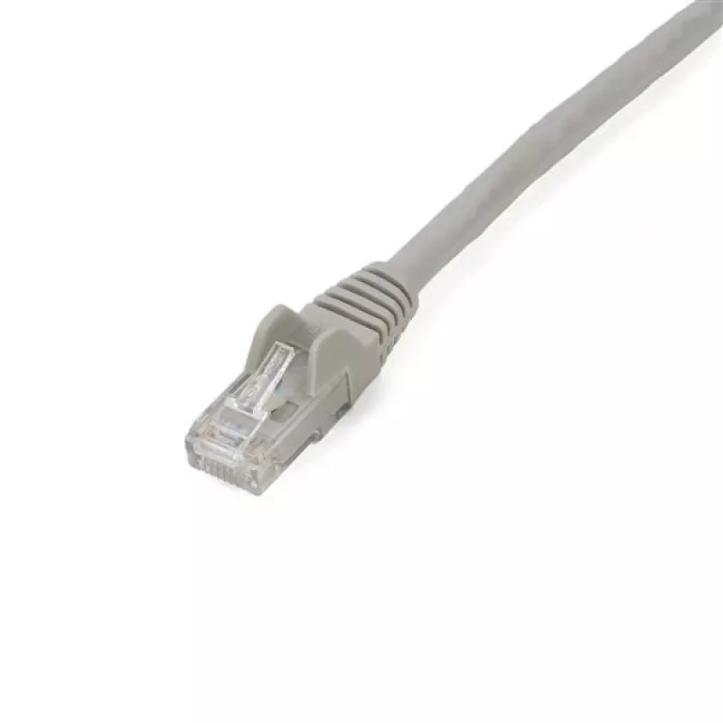 StarTech.com 2m CAT6 Ethernet kabelis – Pilkas CAT 6 Gigabit Ethernet laidas – 250MHz 100W PoE RJ45 UTP tinklo/komutacinis kabelis be užkabinimų su įtempimo sumažinimu, individualiai testuotas