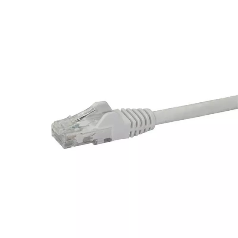 StarTech.com 7 m CAT6 eterneto kabelis – baltas CAT 6 Gigabit Ethernet laidas – 250 MHz 100 W PoE RJ45 UTP tinklo / komutacinis kabelis su apsauga nuo užsikabinimo ir tempimo sumažinimu, išbandytas individualiai