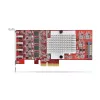 StarTech.com 4 prievadų USB Type-C PCIe kortelė, USB 3.2 10 Gbps, USB-C PCI Express išplėtimo kortelė, 4 nepriklausomi USB valdikliai, Windows/Linux/macOS, atitinka TAA