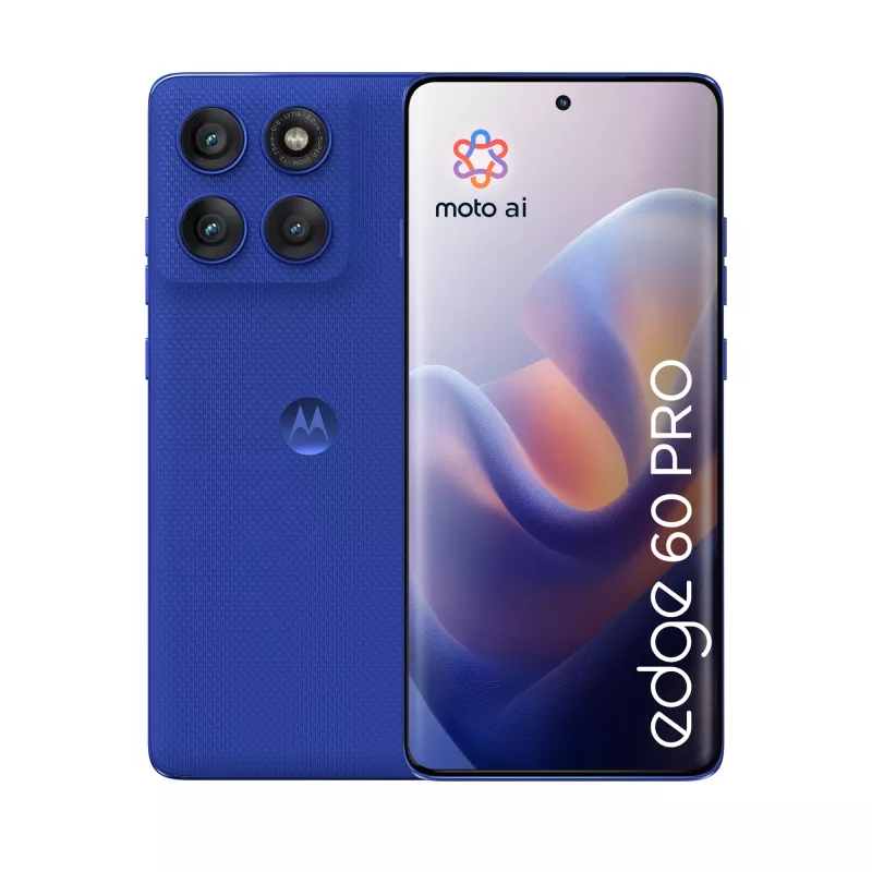Motorola edge 60 pro 16.9 cm (6.67 colio) Dual SIM Android 15 5G USB Type-C 12 GB 512 GB 6000 mAh Mėlyna