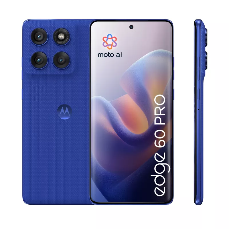 Motorola edge 60 pro 16.9 cm (6.67 colio) Dual SIM Android 15 5G USB Type-C 12 GB 512 GB 6000 mAh Mėlyna