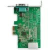 StarTech.com 1 prievado PCI Express RS232 nuosekliojo prievado adapterio kortelė - PCIe RS232 nuosekliojo prievado pagrindinio valdiklio kortelė - PCIe į nuoseklųjį DB9 - 16950 UART - žemo profilio išplėtimo kortelė - Windows ir Linux