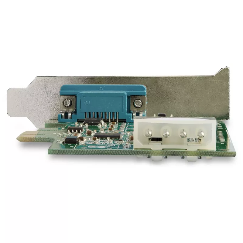StarTech.com 1 prievado PCI Express RS232 nuosekliojo prievado adapterio kortelė - PCIe RS232 nuosekliojo prievado pagrindinio valdiklio kortelė - PCIe į nuoseklųjį DB9 - 16950 UART - žemo profilio išplėtimo kortelė - Windows ir Linux