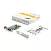 StarTech.com 1 prievado PCI Express RS232 nuosekliojo prievado adapterio kortelė - PCIe RS232 nuosekliojo prievado pagrindinio valdiklio kortelė - PCIe į nuoseklųjį DB9 - 16950 UART - žemo profilio išplėtimo kortelė - Windows ir Linux