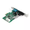 StarTech.com 2 prievadų PCI Express RS232 nuosekliojo prievado adapterio kortelė - PCIe RS232 nuosekliojo prievado valdiklio kortelė - PCIe į dviejų nuosekliųjų DB9 prievadų kortelę - 16950 UART - Išplėtimo kortelė - Windows ir Linux